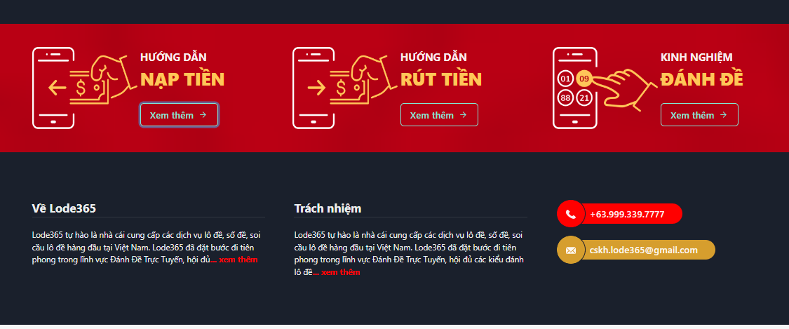 Lode365 trang đánh lô đề Online uy tín nhất hiện nay