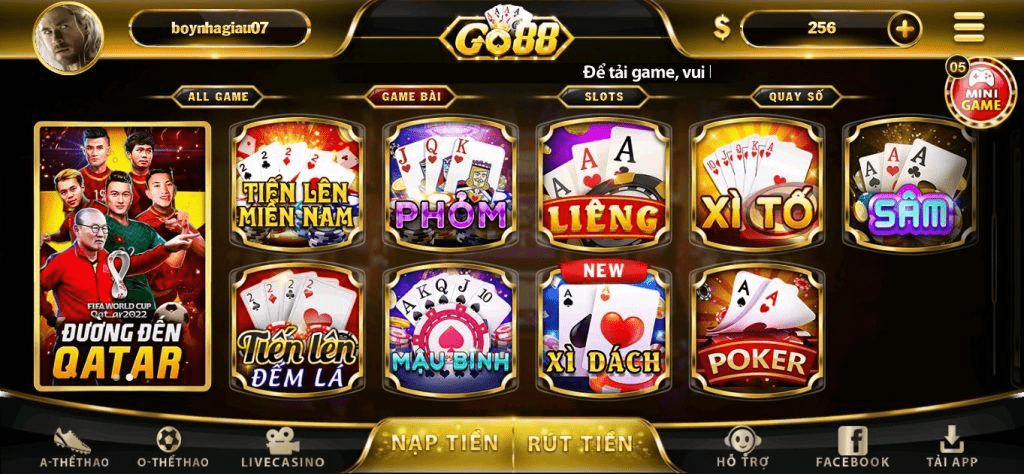 Hướng dẫn đăng ký và cách chơi game đánh bài đổi thưởng Go88