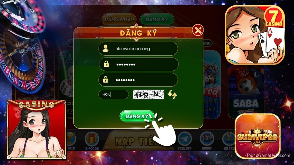 Hướng dẫn đăng ký Sumvip88 Club đơn giản, uy tín hàng đầu
