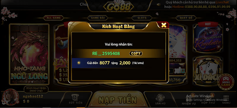Hướng dẫn đăng ký và cách chơi game đánh bài đổi thưởng Go88