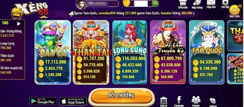 Review Cổng game Xeng88 từ A-Z và thông tin mới nhất Hệ thống trò chơi chất lượng